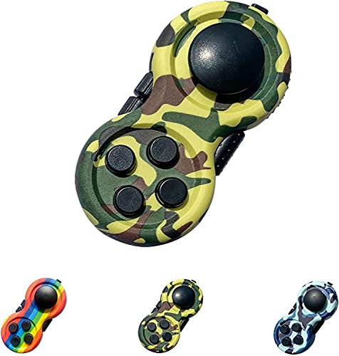 mciskin Dados antiestrés de Juguete,Fidget Pad con 9 Funciones de Fidget,Controlador de Almohadilla de Inquietud Controlador de Inquietuddel de Juego Reductor