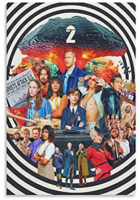 GNKIO Movie Poster The Umbrella Academy 2 Leinwand Kunst Poster und Wand Kunst Bild Druck Moderne Familie Schlafzimmer Dekor Poster 08x12inch(20x30cm)