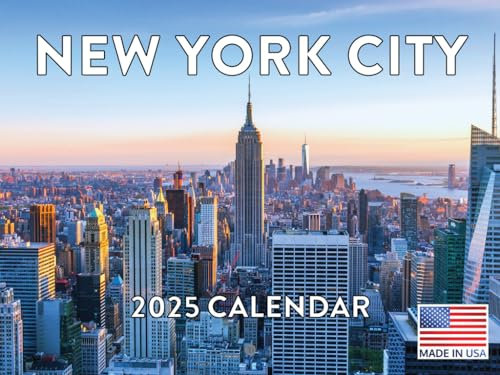 New York City Kalender 2025 NYC Monatlicher Wandkalender 12 Monate
