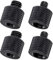 VOCIBO® Gewindeadapter 4 Stück 3/8“ auf 1/4“ & 1/4“ auf 3/8“, Stativ Adapter Aus Aluminiumlegierung, 3/8 auf 1/4 Adapter für Lautsprecher Stative Lampenstative Kamerastative Mikrofonstativ