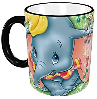 Dumbo Funny Mug Tasses en céramique Café Tasse à thé Lait Eau Tasse Nouveauté Cadeau pour le bureau et la maison