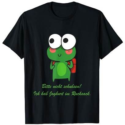 Joghurt Im Rucksack Frosch T-Shirt