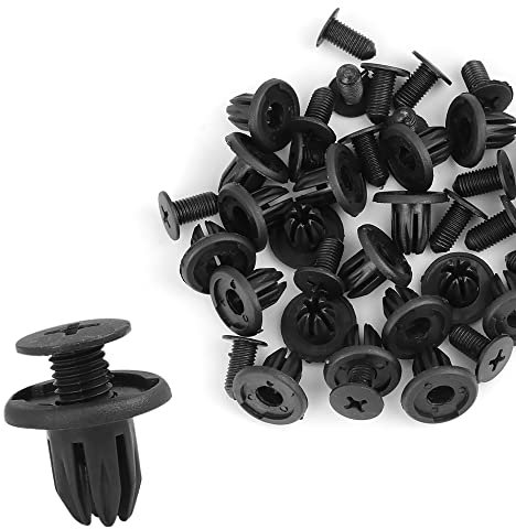 A ABSOPRO Garde-boue Bosse Rivet Retainer 07130702966 10mm Plastique (Ensemble de 20)