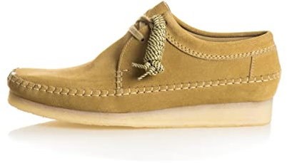 Clarks Originals Mens Weaver Suede Maple Maple Shoes 8 UK