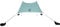 Neso Tents Grande Strandzelt, verstärkte Ecken und Kühltasche, 2,1 m hoch, 2,7 x 2,7 m, Türkis (Seafoam)