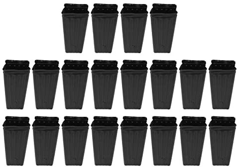 20 Macetas Profundas para árboles, Reutilizables, de Plástico, para Plantas de Semillero, con Agujeros de Drenaje, para Patio, Terraza, Interior, Exterior, Jardín, árboles, Color