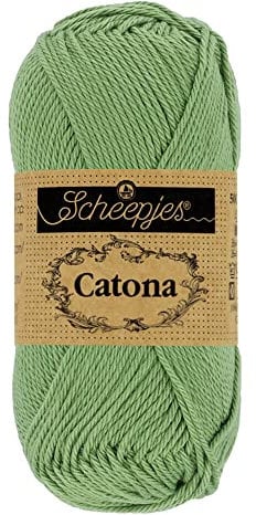 Scheepjes - Scheepjes Catona 212 Sage Green Yarn - 10x50g