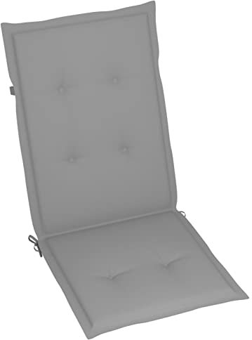 Tidyard Set 6 pz,Cuscini,per Sedie,da Giardino,da Esterno,con Schienale,in Tessuto,Grigio,120x50x3 cm,Cuscini per Sedie da Esterno,120x50x3 cm,Cuscini per Sedie da Pranzo da Esterno