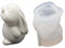 WaTudouYe Schielende Hasen-Kerzenformen, Osterhasen, Aromatherapie, Silikonformen, Osterhasen, Duftkerzenform, DIY-Werkzeug, Aromatherapie-Form