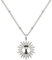 BONNYBIRD® Kette Sonne Silber - Sonne Anhänger Silber Damen Halskette Sonne Kette Damen Silber Edelstahlkette Damen Anhänger Sonne Silberkette Damen Sun