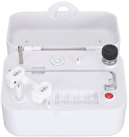 Bobinadora Eléctrica, Motor Profesional de Alta Velocidad, Bobinadora Automática Portátil con Cerradura y Mango Oculto, Bobinadora Eléctrica Portátil para el Hogar Industrial