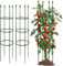 G-LEAF 3 Stück Garten Rankhilfe Tomatenkäfig Pflanzenstütze Obelisk Klettergerüst Spalier| Rankgitter Kletterhilfe| Kletterpflanzen,Tomaten,Rosen (140 cm)