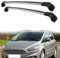 Dachträger-Querstangen Dachträger,Dachrelings, Relingträger, Dachgepäckträger für Ford S-MAX 2015-2020 Dachträger aus Aluminium 2 Stücke,C