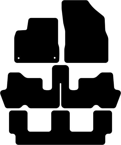 Kovvar Basic Fußmatten für Citroën C4 Picasso | 2006-2013 | 4-teilig