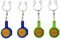 Dinghaole Fishing Gear Knotting Tool 4 Pieces, Easy Knotting Hook Tying Tool - Great Fishing Accessory for Beginners (2 Blue 2 Green)