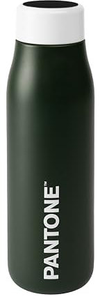 PANTONE™ Urban – Trinkflasche 500ml, Trinkflasche Edelstahl + Touchscreen Temperatur-Anzeige, Wasserflasche Thermosflasche 24h Kalt/12h Heiß, Water Bottle Hermetisch, Trinkflasche Sport, Reise Arbeit