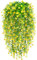 Yueshop 4PCS Artificial Hanging Flowers, UV-Resistant Artificial Hanging Plants Flowers Bouquet Outdoor Indoor Fake Hanging Plant Artificial Flowers for Home Garden Wedding Decor (Yellow)