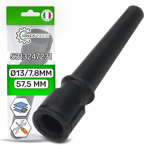 ONIX TECH Steam Nozzle for the Coffee Machine and Espresso Machine Ø 13/7,8 mm with the Original Code 5313247231 for DeLonghi Dedica Dinamica - MADE IN ITALY - Warranty 5 Years