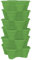 simpa 6PC Quad-Pot Stackable Indoor & Outdoor Planters - Sage