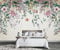 Tapete Kinderzimmer Fototapete Blumenschmetterling Retro Tapeten Vliestapete Modern Schlafzimmer Wandtapete Bildtapete Wand Dekoration -F023-350cmX256cm