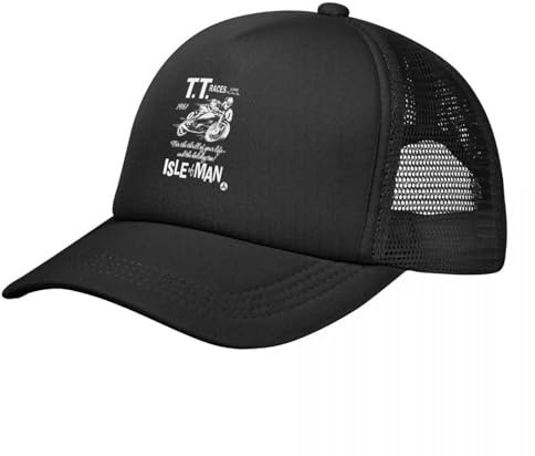 EIILHUED Isle of Man TT 1961 Fahrrad Trucker Cap Männer Mode Vintage Papa Hut Trucker Cap Hüte Verstellbare Mesh Baseballkappe