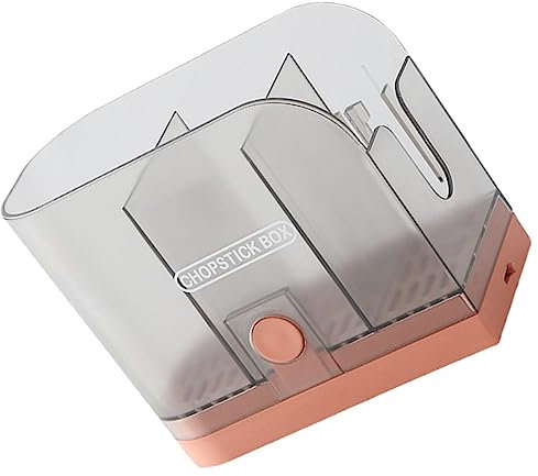 WATIIFUFU 1 Pc Support de Baguettes tenture Murale égouttoir à Vaisselle pour évier séchoir à argenterie Range Couteaux Support Couteaux Porte-Baguettes Cage à Baguettes Orange