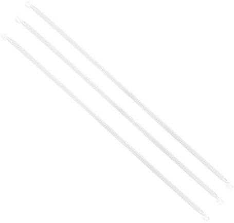 STOBAZA 1 Satz Stange Drehen Fensterladen Beschläge Vorhang Schiene Ösengleiter Für Gardinenschiene Kunststoff Jalousiegriff Curtains Rail Blindstock Lange Stange Für Jalousiekippung 3st