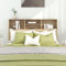 FIRBNUS Bett Kopfteil mit Ablagen Sonoma-Eiche 140x19x103,5 cm Bücherregal-Kopfteil Design Kopfteil-Regal Zusätzlicher Stauraum Aufbewahrung von Büchern Zeitschriften