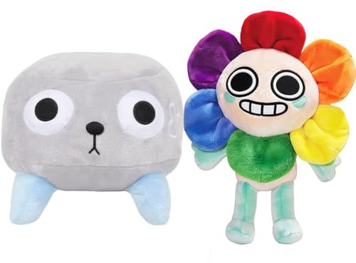 Kouipoie Dandy's World Plüschtier,13 Weiches Kuscheltier,Niedliche Plüschtiere für Kinder, Jungen und Mädchen im Alter von 4 5 6 7 8 9 10+ Fans,Ideal für Geburtstage. (C 2PCS)