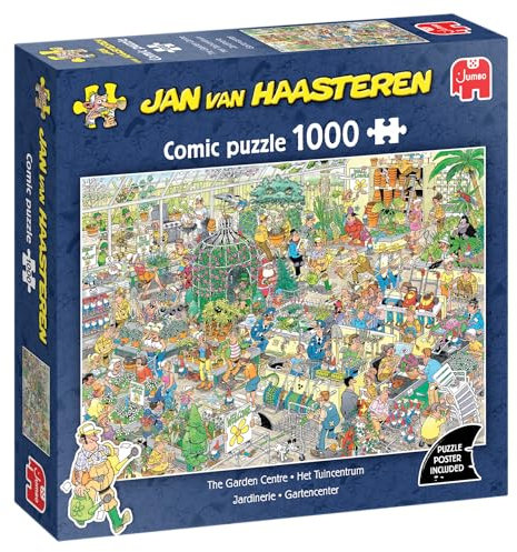 Jan Van Haasteren – JVH – Gartenarbeit – Garden Center – Puzzle für Erwachsene – Karton 100% recycelt – 1000 Teile Jumbo
