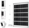 Ringcam Solar Panel Charger 4W, USB-C & DC Adapter Compatible with Ring Outdoor Cam (Stick Up Cam), Outdoor Cam Plus, Stick Up Cam Pro, Ring Spotlight Cam Plus,Spotlight Cam Pro– 13ft Long Cable