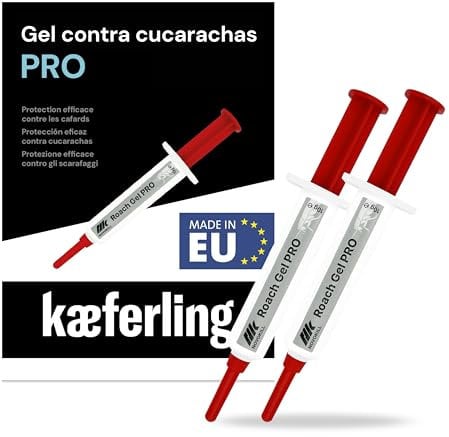 Novokill Roach Gel PRO 2x10g – Gel mata Cucarachas con Jeringuilla – Anticucarachas para eliminar Plaga – Acción Prolongada hasta 4 Semanas
