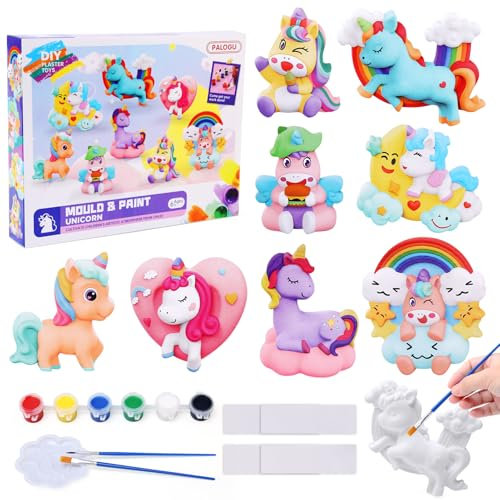 Ballery Unicorn Painting Kit Toys, Arts and Crafts Kits for Kids, DIY Kids Painting Set Creative Activities Toys Gifts for Girls 4 5 6 7 8 9 10 Year Old