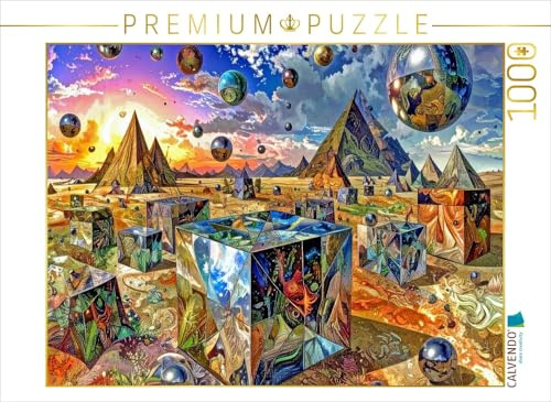CALVENDO - Puzzle Technische Beschreibung der Welt | 1000 Teile Lege-Größe 64x48cm Foto-Puzzle für glückliche Stunden: Eine Szene aus Traum und Vorstellung