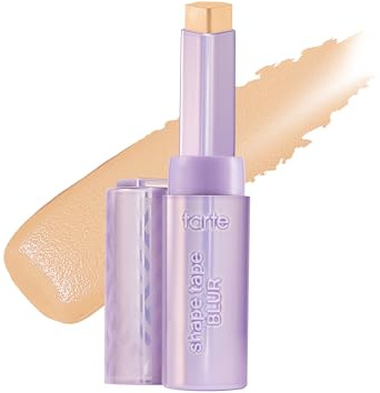 Tarte Shape Tape Blur Concealer Stick, Abdeckstift mit Verwischeffekt, Hellneutral 22N, Violette Verpackung