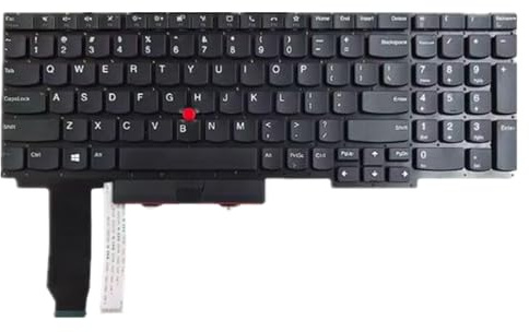 fqparts Replacement Laptop Keyboard for Lenovo ThinkPad E15 Gen 2 US United States Edition