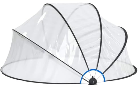 Poolkuppel, Zelt, Unterstand, rund, 315 x 158 cm, PVC