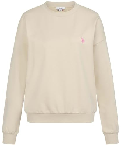 U.S. POLO ASSN. Damen Sweatshirt Pullover (S-XXL) Baumwollmix Rundhals Langarm P034