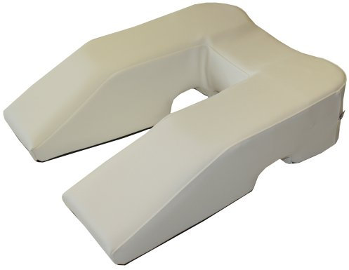 Nudischer Coussin en U pour massages et relaxation allongé sur le ventre Housse en cuir synthétique
