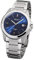 REGENT Herren-Armbanduhr Silber Analog F-922 Edelstahl-Armband URF922 Analoguhr
