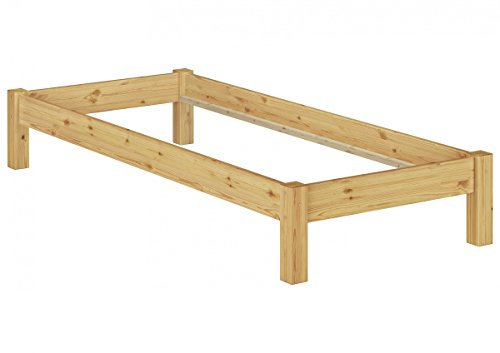 Erst-Holz®Futonbett ohne Kopfteil Kiefer massiv 90x200 Bettgestell ohne Zubehör 60.35-09 oR