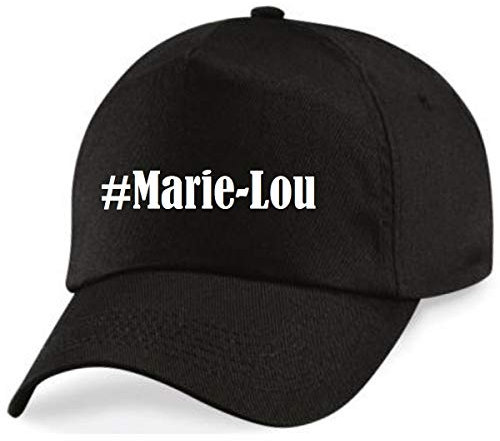 Reifen-Markt Base Cap Hashtag #Marie-Lou Größe Uni Farbe Schwarz Druck Weiss