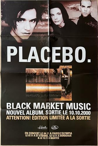 Placebo – Zeigt eingeklappt – 78 x 120 cm zeigt/Poster