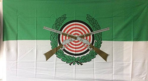 FRIP - Schützenfest mit Wappen Grün-Weiß 1,50 x 0,90m Flagge Fahnen mit 2 Ösen