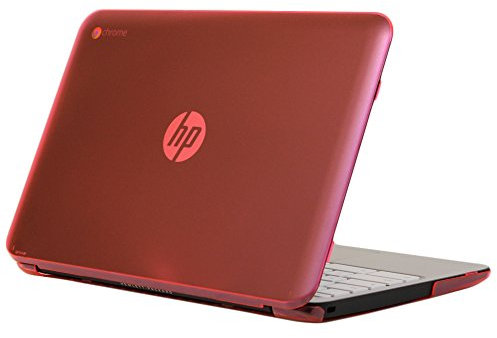 mCover - Custodia rigida per HP Chromebook 11 G4 EE da 11,6 (serie Educational Edition), con bordi in gomma sagomata, cerniera a 180 gradi e tastiera resistente agli schizzi (rosa)