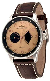 Zeno Watch Basel Herren Uhr Analog Automatik mit Leder Armband P592-Dia-g6-1