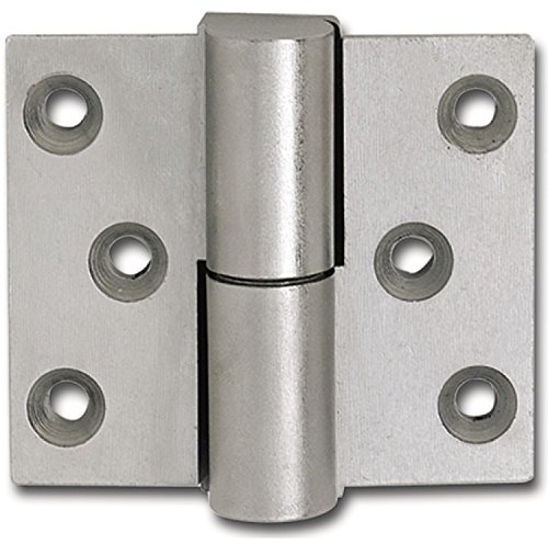 Solido Türband Scharnier | Aufschraubscharnier | Zylinderband | Türscharnier Höhe 60mm, rechts, vernickelt