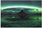 Bilderwelten Glasbild Wandbild Glas Kunstdruck Polarlicht in Island 80 cm x 120 cm