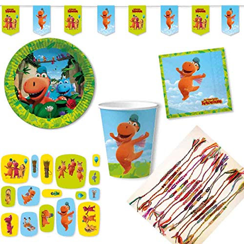 Firlefantastisch Drache Kokosnuss Partyset mit Mitgebsel // * DRACHE KOKOSNUSS * Dekoration
