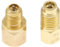 gohantee R12 R22 auf R134a Adapter, R134A Kältemitteltank/Vakuumpumpen-Anschluss-Adapter 1/4 Zoll Bahnloch weiblich x 1/2 Zoll Acme männlich R134A Kältemittel-Umgang mit Ladewerkzeug